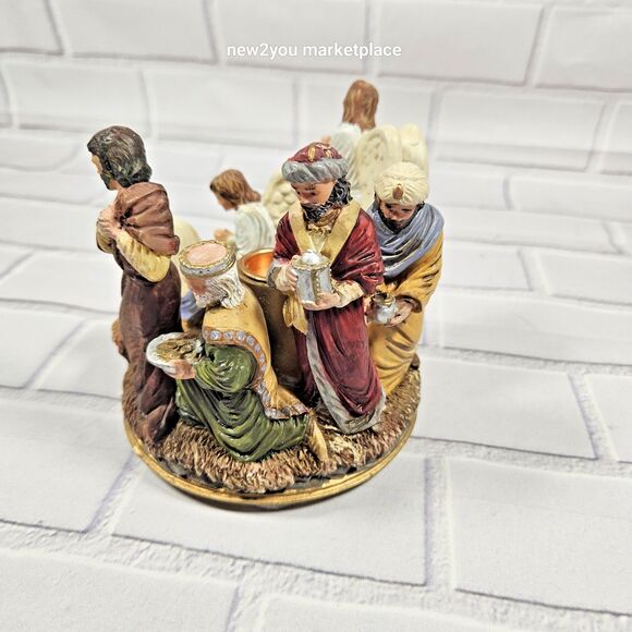 advent nativity candle holder - Picture 5 of 8